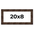 thumbnail image 1 of 20x8 Frame Brown Burl Real Wood Picture Frame Width 1.625 Inches | Interior Frame Depth 0.5 Inches, 1 of 8