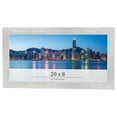 thumbnail image 1 of 20x8 Frame White Real Wood Picture Frame Width 1.5 inches | Interior Frame Depth 0.5 inches | Barn, 1 of 8