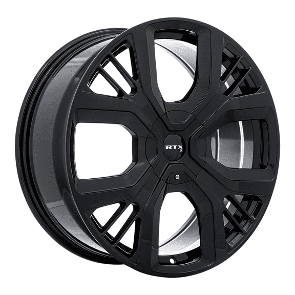 20x8 RTX PS-01 Gloss Black Wheel 5x4.25 (45mm)