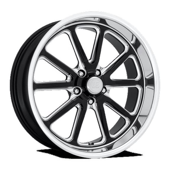 US Mags U117 Rambler Gloss Black Milled 20x8 5x4.75 1mm (U11720806145)
