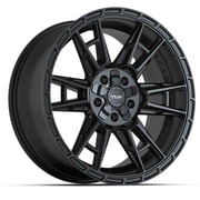 Single1 4PLAY Wheels 4PS20 20x9 Satin Black Rim 5x127 & 5x139.7 18ET