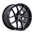thumbnail image 1 of 20x9.5 Niche NC279 Prodigy 5 Gloss Black Dark Tinted Clear Wheel 5x120 (22mm), 1 of 3