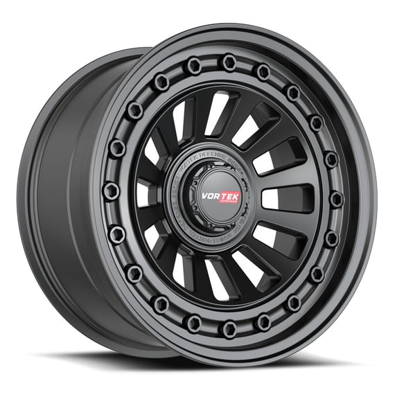 20x9.5 Vortek VRD-702 Matte Black Wheel 5x5.5/5x150 (12mm)