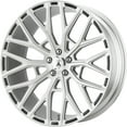thumbnail image 1 of 20x9 Asanti Black ABL-21 LEO Brushed Silver Wheel 5x112 (35mm), 1 of 2