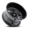 thumbnail image 1 of 20x9 Cali Off-Road Auburn Black / Milled Wheel 8x170 (-12mm), 1 of 2