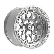 20x9 Fittipaldi Offroad FT101MS Gloss Silver Machined Wheel 5x150 18mm