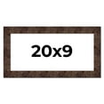 thumbnail image 1 of 20x9 Frame Brown Burl Real Wood Picture Frame Width 1.625 Inches | Interior Frame Depth 0.5 Inches, 1 of 8