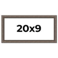thumbnail image 1 of 20x9 Frame Silver Real Wood Picture Frame Width 1.25 Inches | Interior Frame Depth 0.5 Inches |, 1 of 8