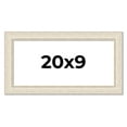 thumbnail image 1 of 20x9 Frame White Real Wood Picture Frame Width 1.75 inches | Interior Frame Depth 0.5 inches |, 1 of 8