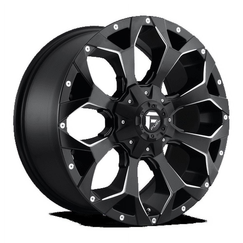 20x9 Fuel D546 Assault Matte Black & Milled Wheel 6x120 (7mm) - Walmart.com