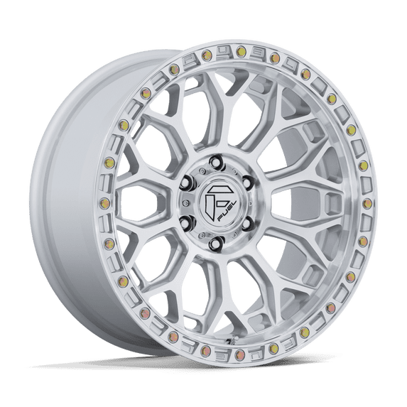 20x9 Fuel Off-Road FC901 Talon Glossy Silver W/ Machined Face Wheel 6x135 (20mm)