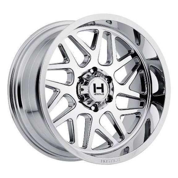 20x9 Hostile H108 Sprocket Armor Plated (Chrome) Wheel 6x5.5 (0mm)