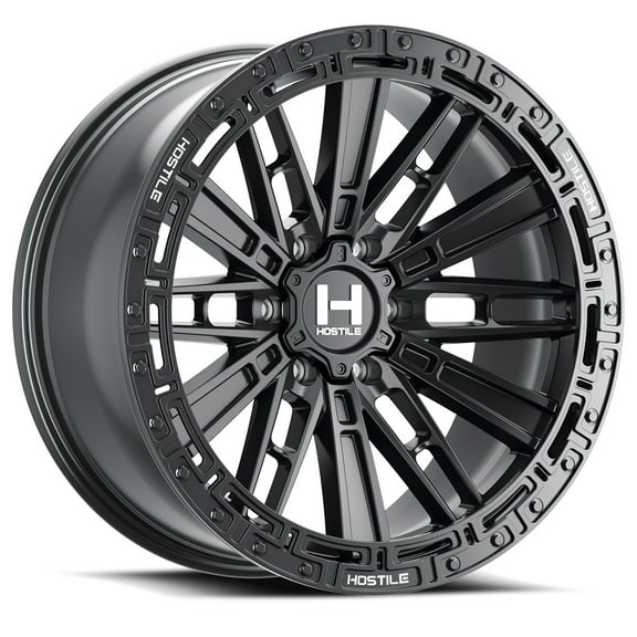20x9 Hostile H129 Mojave Asphalt (Satin Black) Wheel 6x135 (1mm)