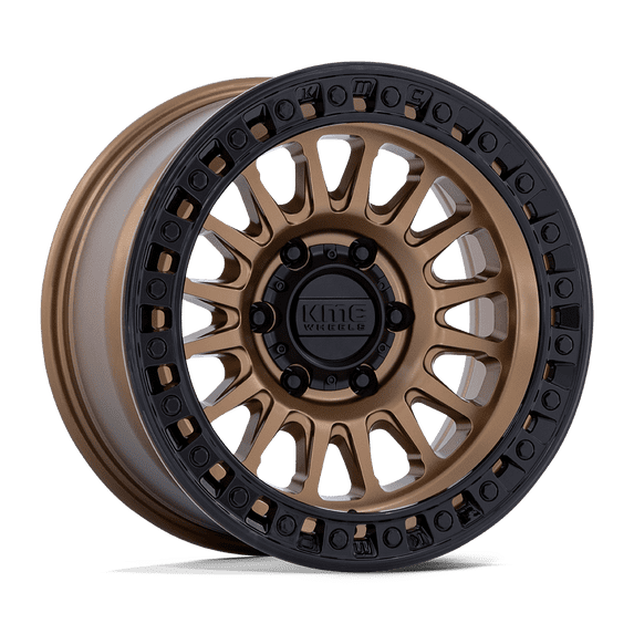 KMC - IMS - 20in, Cast Aluminum, Matte Bronze W Gloss Black Lip, 20X9, 8X180, 0mm, 194933357727