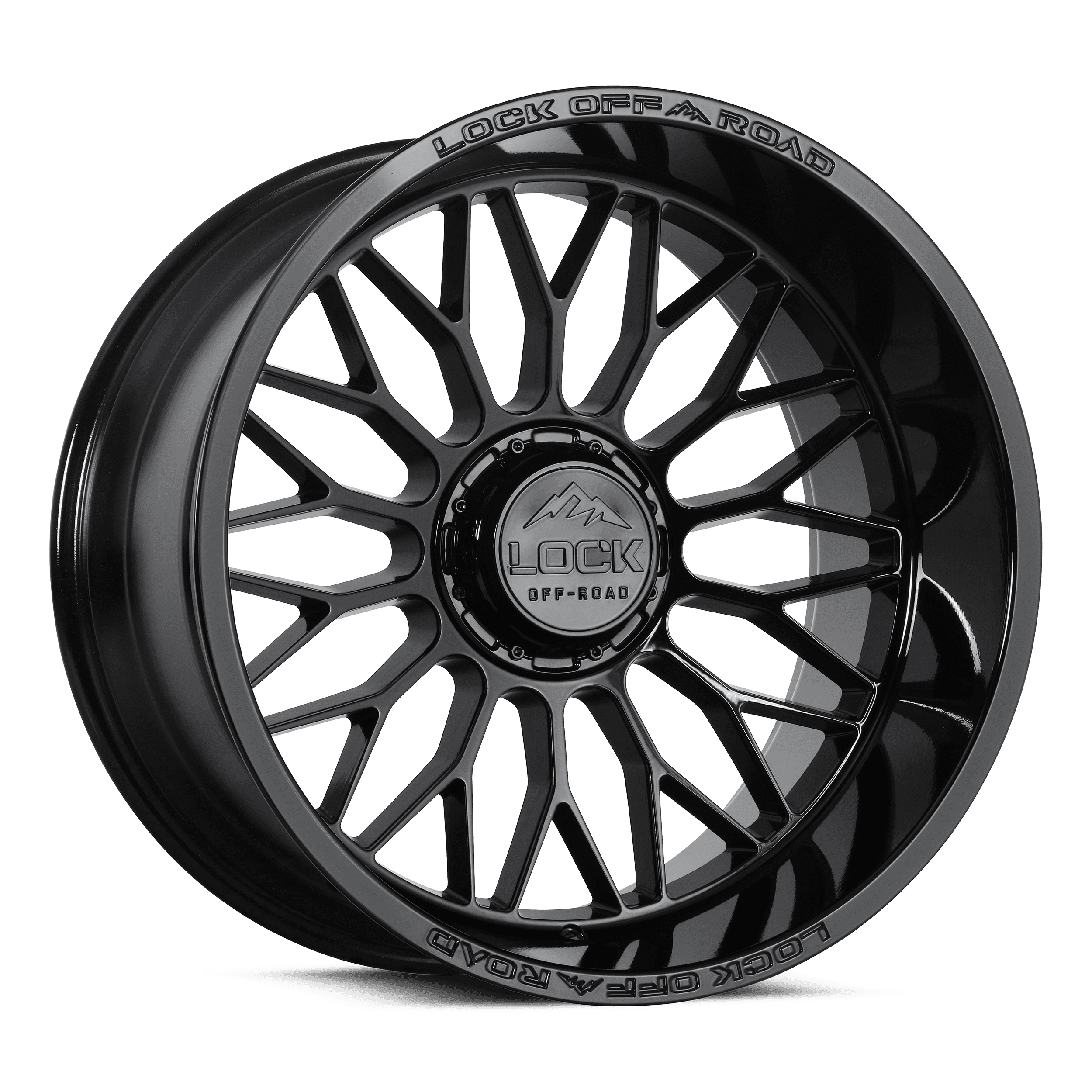 Lock Off-Road Lock Extreme Rampage Gloss Black 9-20