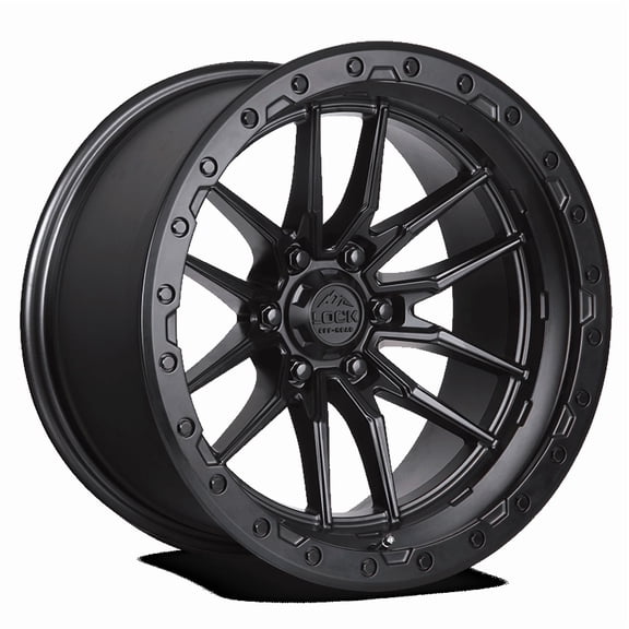 Lock Off-Road Krawler Matte Black with Matte Black Ring 9-20