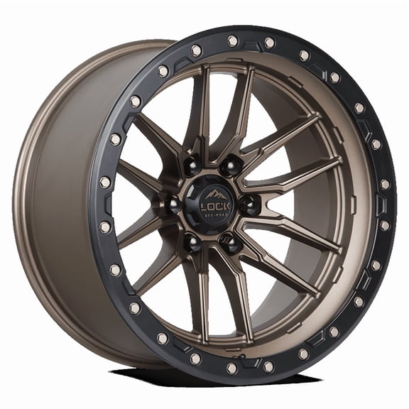 Lock Off-Road Krawler Matte Bronze with Matte Black Ring 9-20