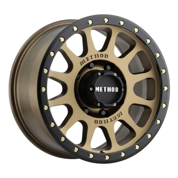 Method Race mr305 nv 20x9 8x165.1 18et 130.81mm bronze matte black wheel