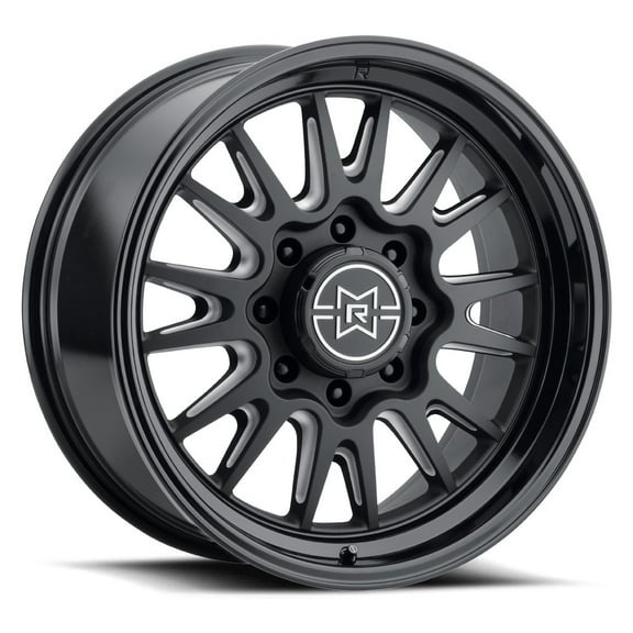 20x9 Method MR802 Raised Double Black Milled Wheel 8x6.5 (-12mm)