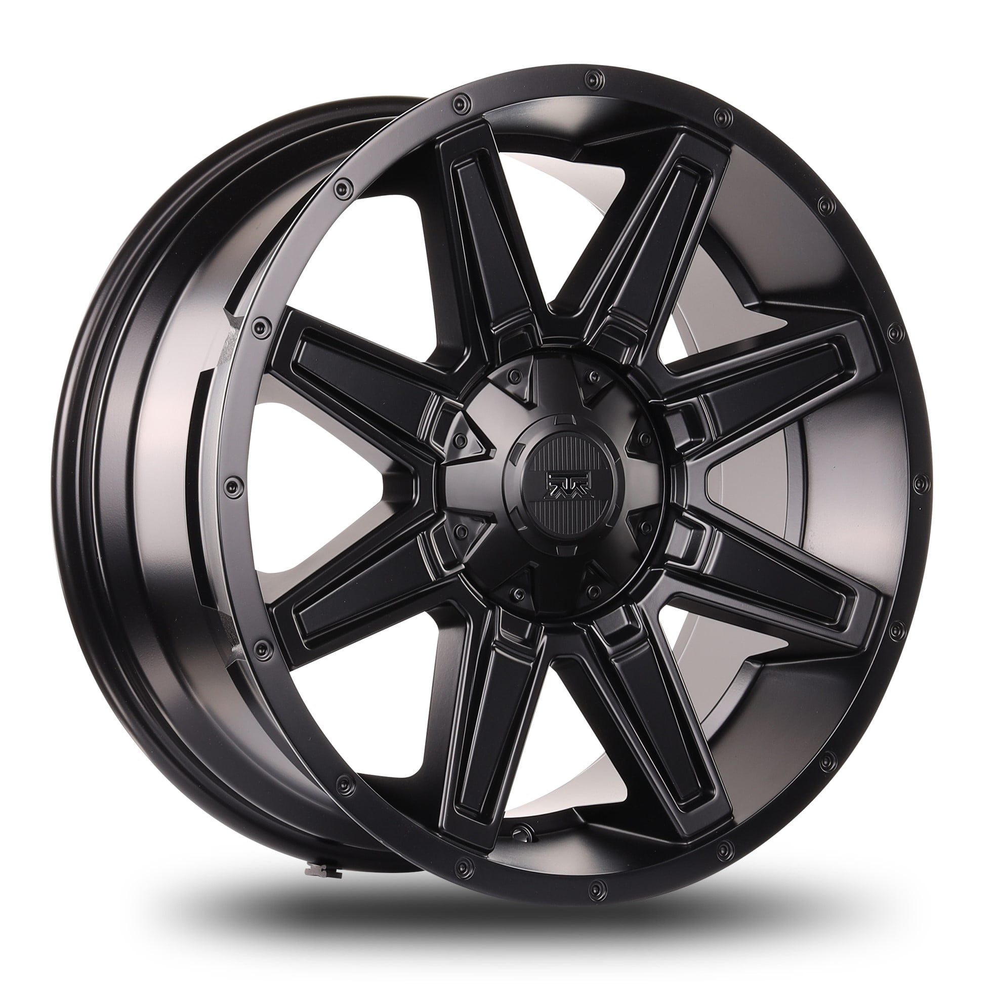 20x9 Mudder Trucker MT404 Deviant Black 5x127 5x5 5x135 ET12 Wheel Rim ...