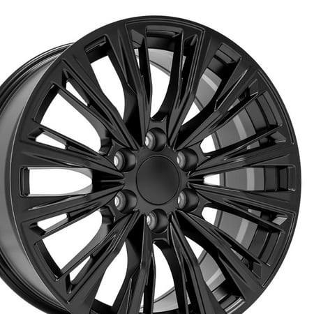 Single(1) OE Wheels CA93 20x9 Satin Black Rim 6x139.7 28ET