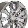 thumbnail image 1 of OE Wheels CV32 20 Inch Rim Fits Silverado 1500 RST Style 6x139.7 20x9 Chrome - Hollander 5916 (1), 1 of 5