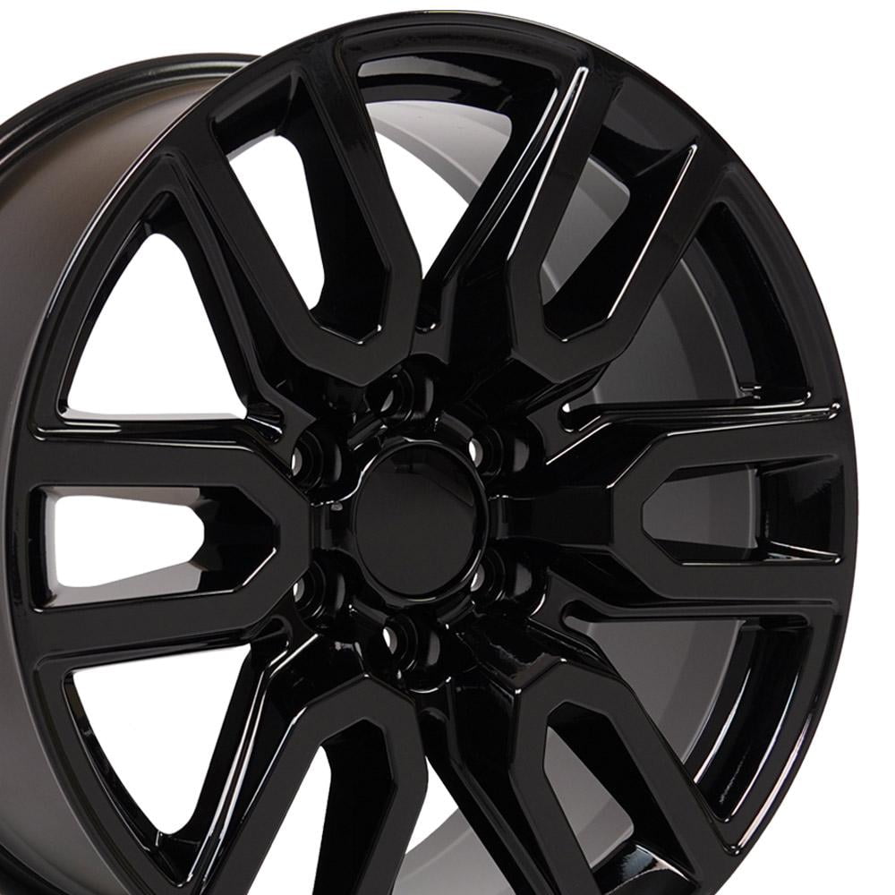 OE Wheels CV36 20x9 Gloss Black Rims 20 Inch, 6x139.7 Wheels - Optional ...