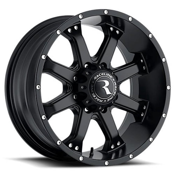20x9 Raceline 991B Assault Satin Black Wheel 6x5.5 (+30mm)