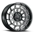 thumbnail image 1 of 20x9 Raceline Wheels 955M Warp Black Machined Face Wheel 6x5.5 (18mm), 1 of 2