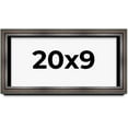 thumbnail image 1 of 20x9 Shadow Box Frame Brown Cherry | 2.625 Inches Deep Pine Wood Traditional Shadowbox Display, 1 of 8