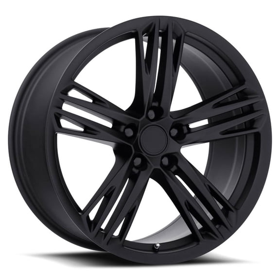 20x9" Size Fits FR 35F Camaro ZL1 1LE Flow Form Satin Black Wheel - 5x120.65 Bolt-Pattern - 27mm Offset - 66.9" Hub-Size