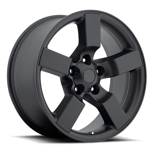 20x9" Size Fits FR 50 for Ford Lightning Satin Black Wheel - 5x135mm Bolt-Pattern - 8mm Offset - 87mm Hub-Size