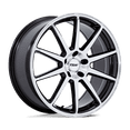 thumbnail image 1 of 20x9 TSW TW004 Canard Gloss Black W/ Machined Face Wheel 5x112 (27mm), 1 of 2
