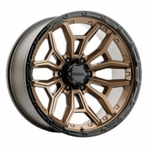 1 Ultra 20x9 6X5.50 +18 126BZ Warmonger 6 Bronze w/Gloss Black Lip Wheel Rim