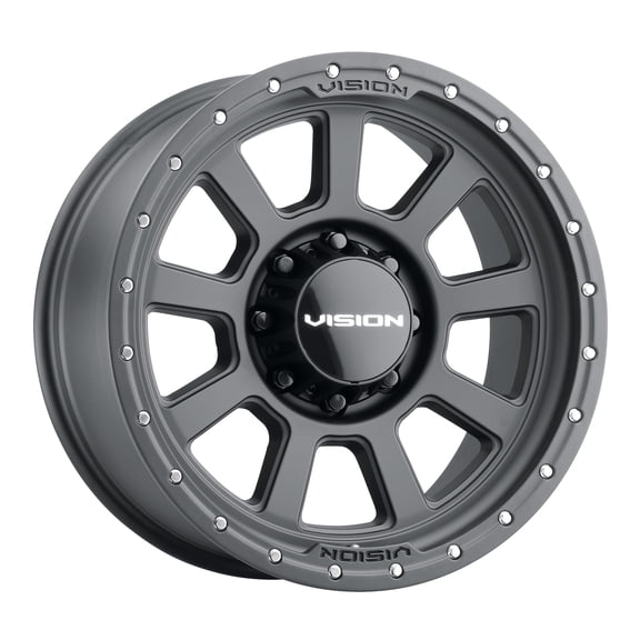 20x9 Vision 350 Ojos Satin Black Wheel 8x170 (12mm)