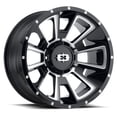 thumbnail image 1 of 20x9 Vision 391 Rebel Gloss Black Milled Spoke Wheel 5x5.5/5x150 (12mm), 1 of 2