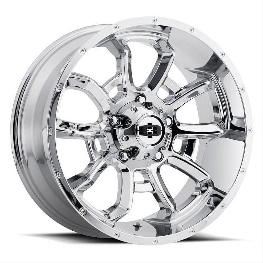 20" Vision Off-Road 415 Bomb Chrome Wheel 20x9 5x5 For Jeep Truck 5 Lug Rim 10mm