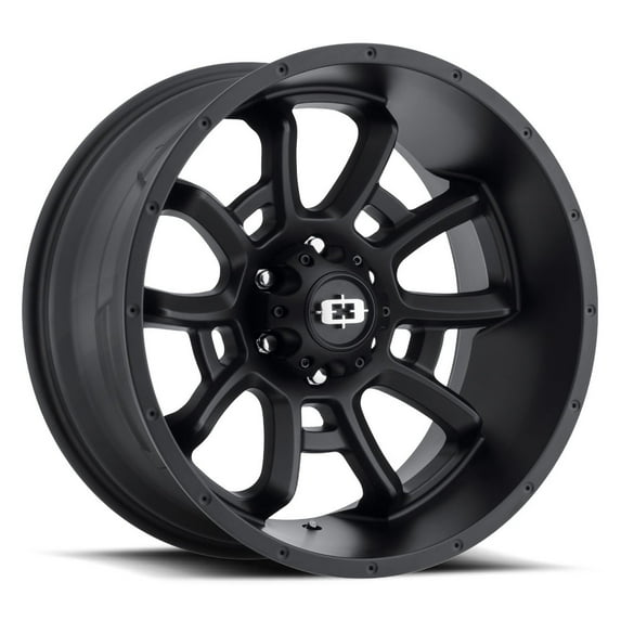 20" Vision Off-Road 415 Bomb Satin Black Wheel 20x9 6x5.5 Truck SUV Rim 0mm