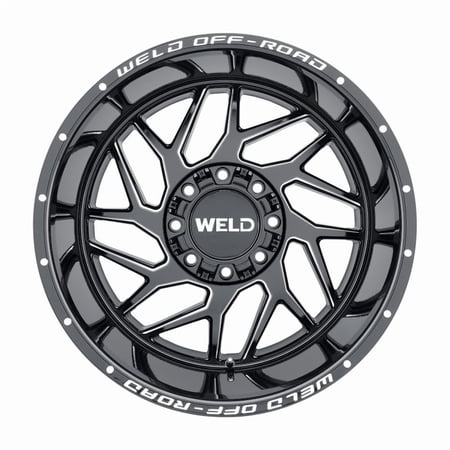 Weld Fulcrum Wheels 20x9 Gloss Black