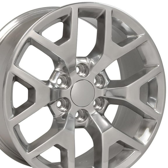 OE Wheels CV92 20 Inch Rims Fit Sierra 1500 Honeycomb Style 6x139.7 20x9 Polished - Hollander 5656 (Set of 4)