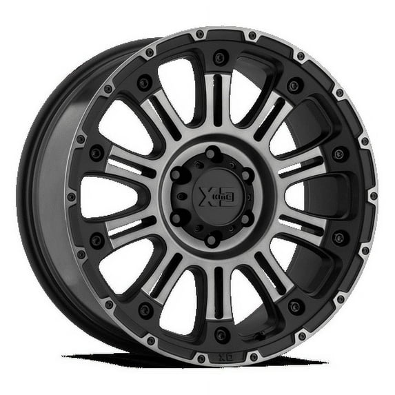20x9 XD XD829 HOSS II Satin Black Machined Gray Tint Wheel 8x170 (18mm)