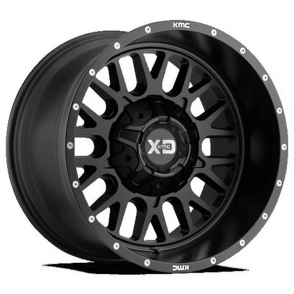 XD SERIES - XD842 SNARE Satin Black (20"x9", 0 Offset, 5x139.7 Bolt Pattern, 78.3mm Hub) Wheel Rim