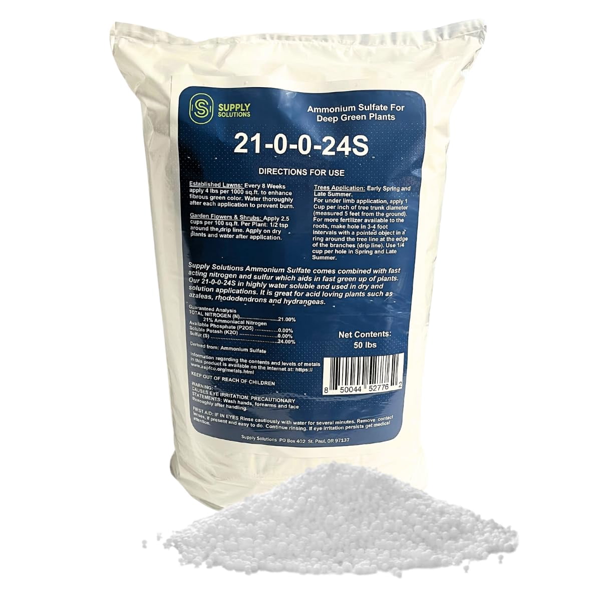 21 0 0 24S Ammonium Sulfate For Deep Green Plants Soil Acidifier For 21-0-0-24s-ammonium-sulfate-for-deep-green-plants-soil-acidifier-for