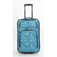 thumbnail image 1 of 21" 2-Wheel Upright Carry-On Luggage, Hawaiian Pineapple Print, 1 of 6