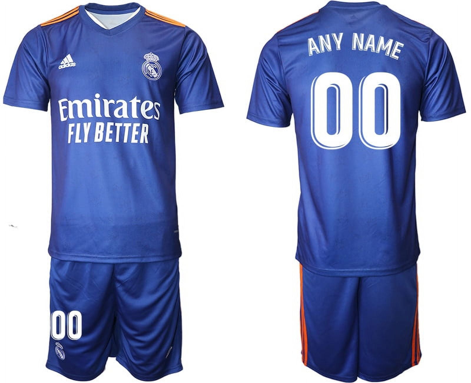 21/22 Real Madrid away games can be customized with names jersey