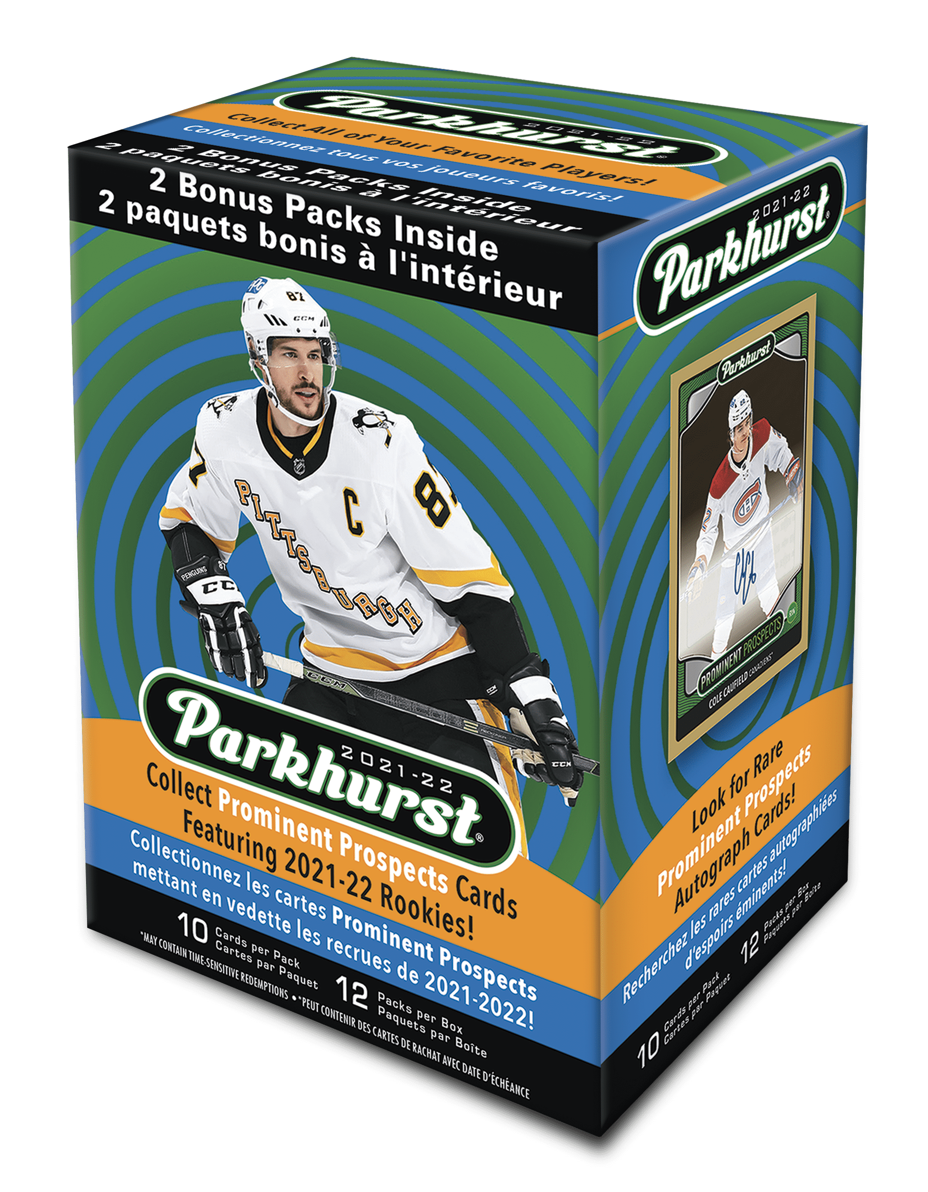 21-22 Upper Deck Parkhurst Blaster Box Hockey Trading Cards