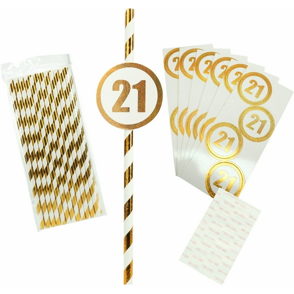 21 - 24 Pack Party Straws