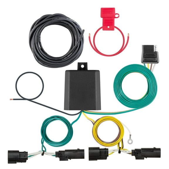 Curt 56492 Trailer Wiring T Connector With 4-Way Flat Trailer