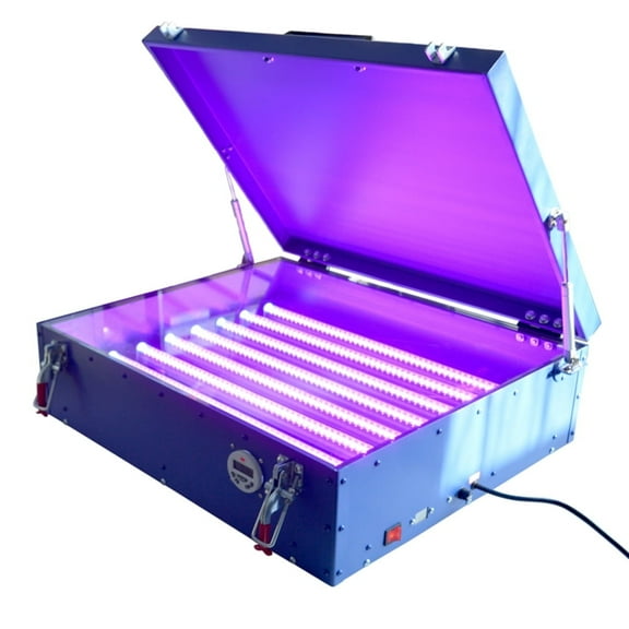 21" * 25" Screen Printing LED Exposure Unit Silk Screen Printing Light Box with Countdown Timer 110V/220V Universal Type