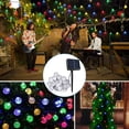 thumbnail image 1 of 21.3 Feet 30Led Solar String Lights Multi-Color Waterproof Crystal Ball Fairy Lights, 1 of 3